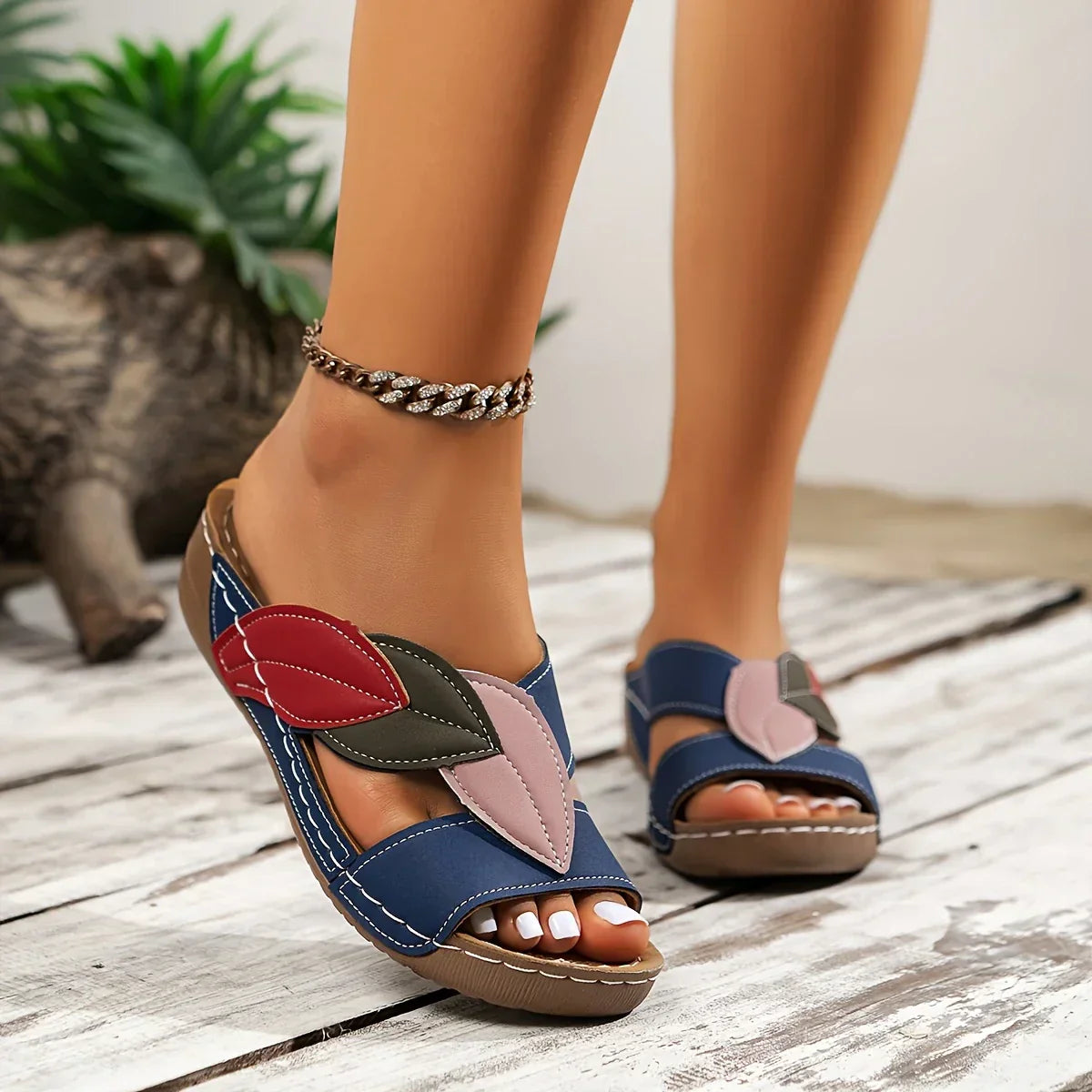 Solveig™ – Instapsandalen