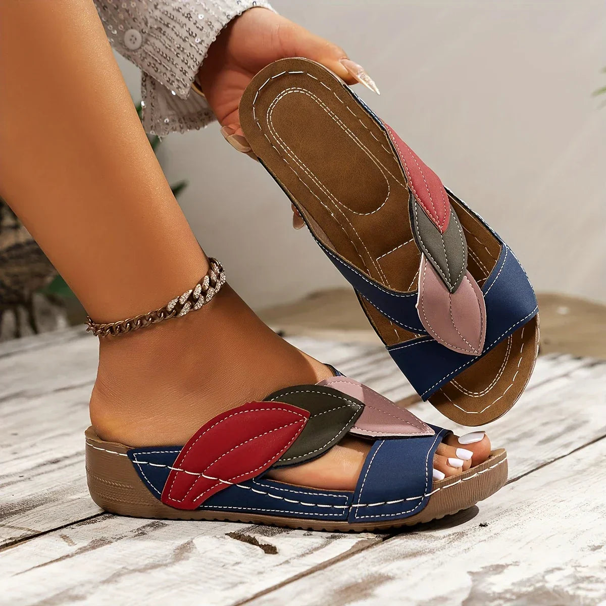 Solveig™ – Instapsandalen