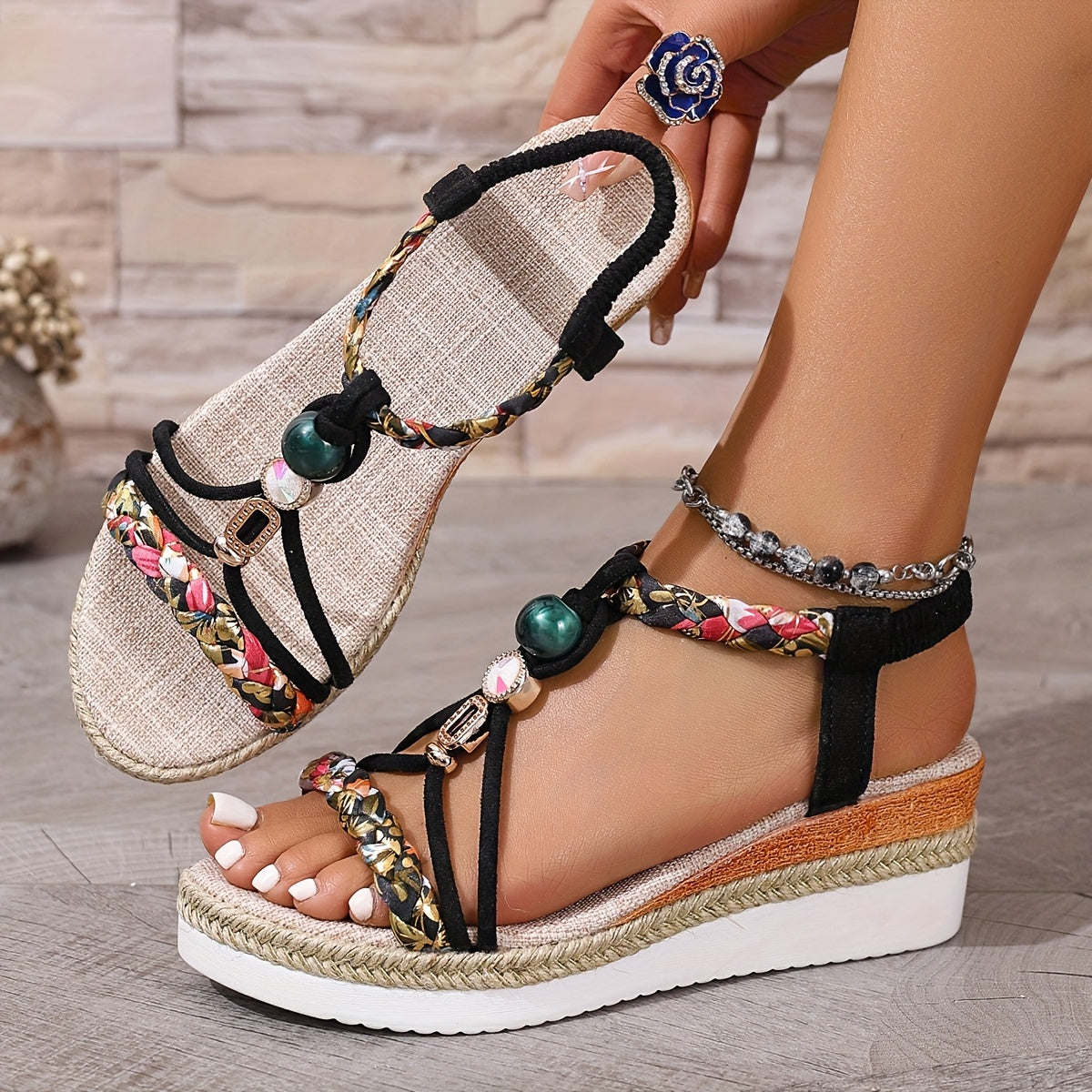 Rita™ | Comfortabele sandalen met sleehak